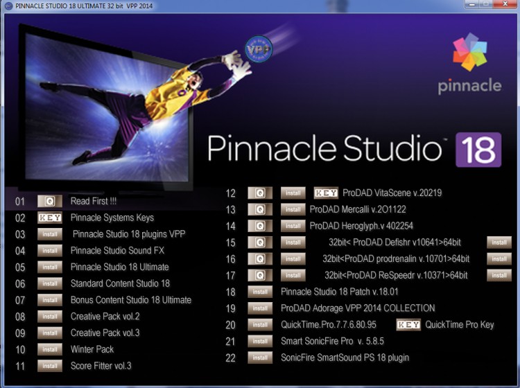 Pinnacle Studio 14 Ultimate Serial Key