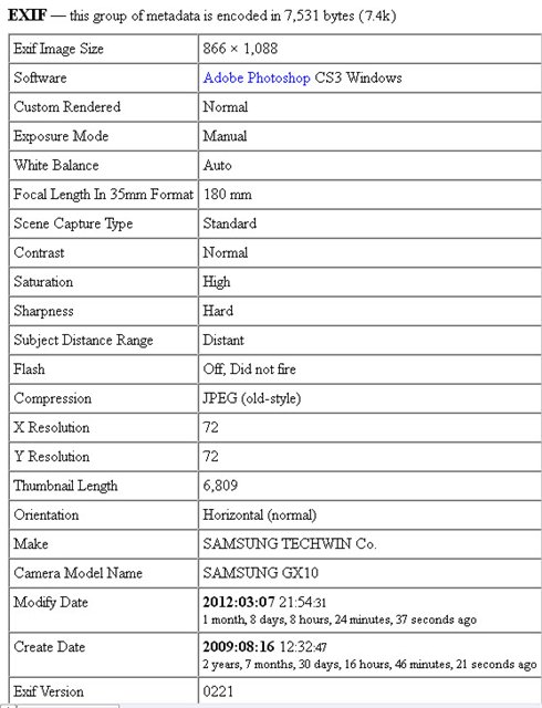 Как посмотреть параметры EXIF даже в сети - 08a77514db