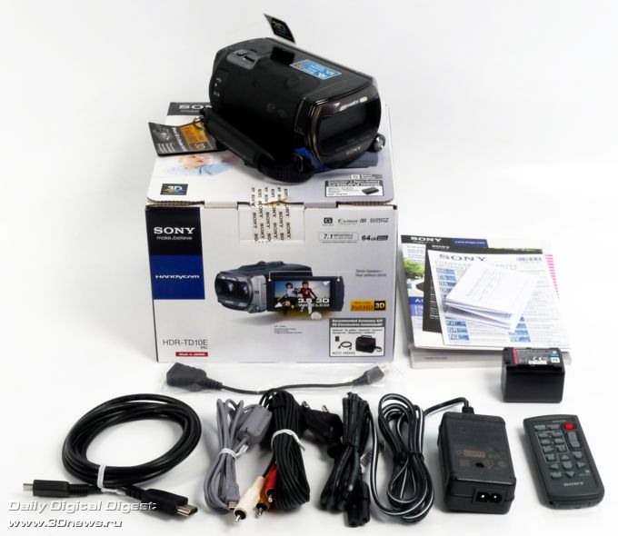 Видеокамера Sony HDR-TD10E (3D) - td10_002