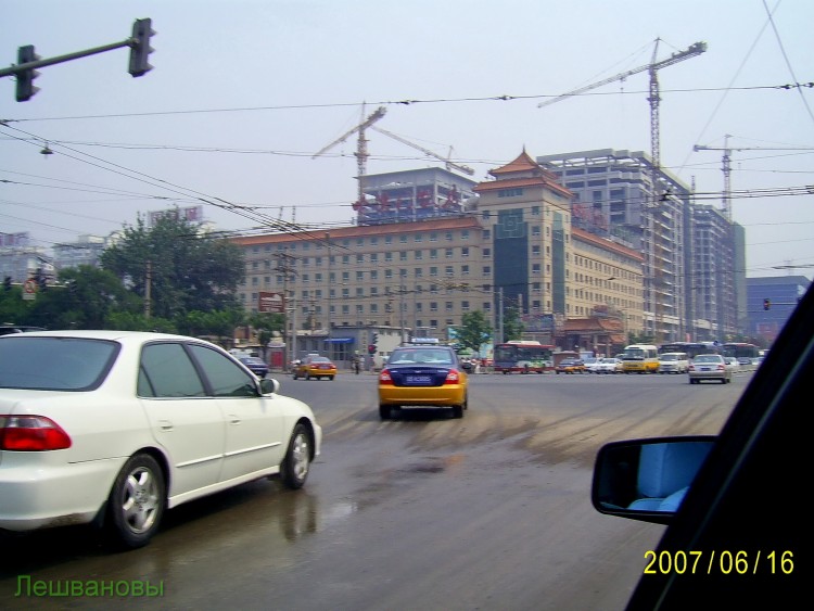 2007 год Китай Пекин Beijing Город на наших фото - 00  2007.06.16-23 Пекин город 112