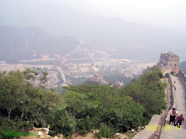 2007 год Китай Пекин Great Wall of China Китайская стена - 07  2007.06.17 Китайская стена 070.JPG