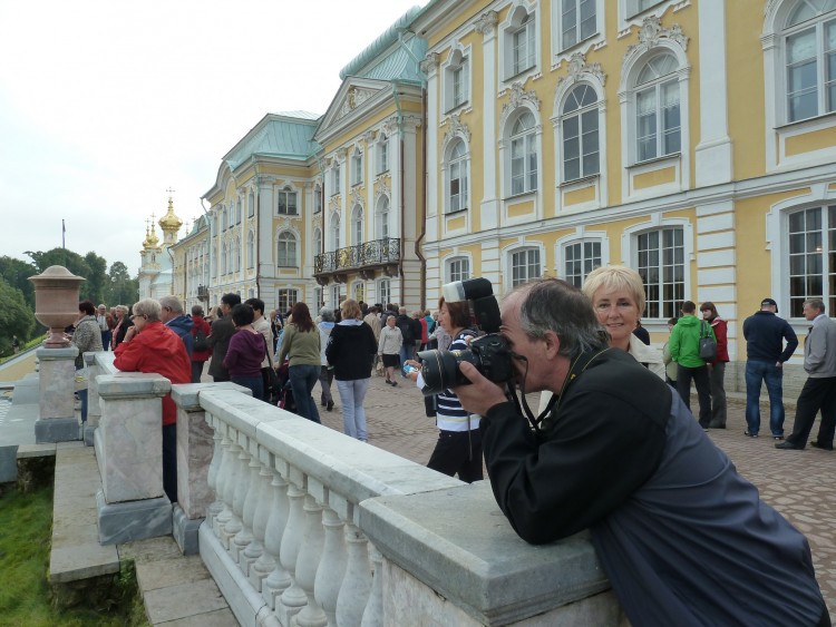 2011 год № 08 Санкт-Петербург Мы побывали в Петергофе № 02 - 11 2011.09.09 Мы вдвоем в самом Петергофе  186.JPG