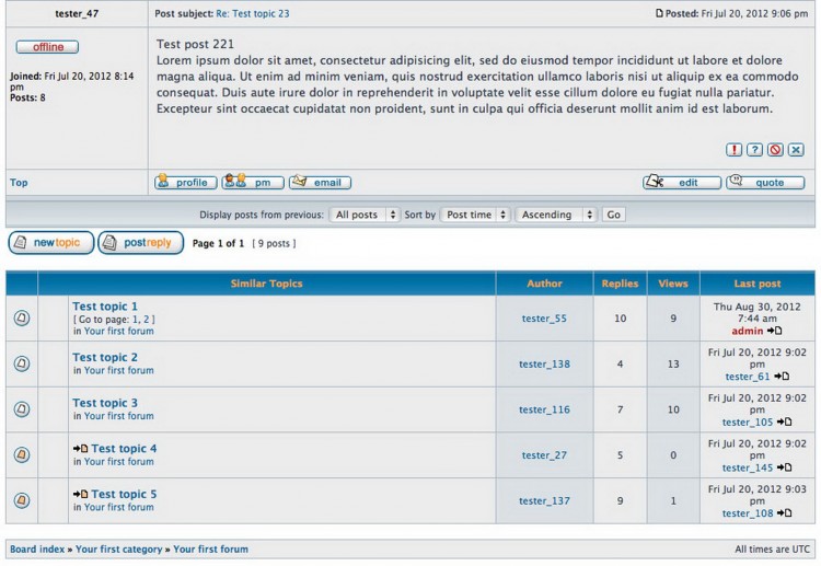 384 Precise Similar Topics v1.1.6 - (другой) похожие темы - pst_subsilver2