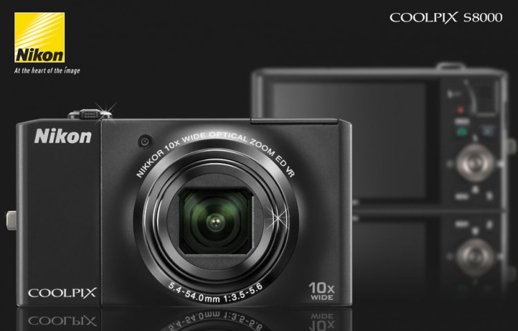 Цифрокомпакт Nikon Coolpix S8000 - top