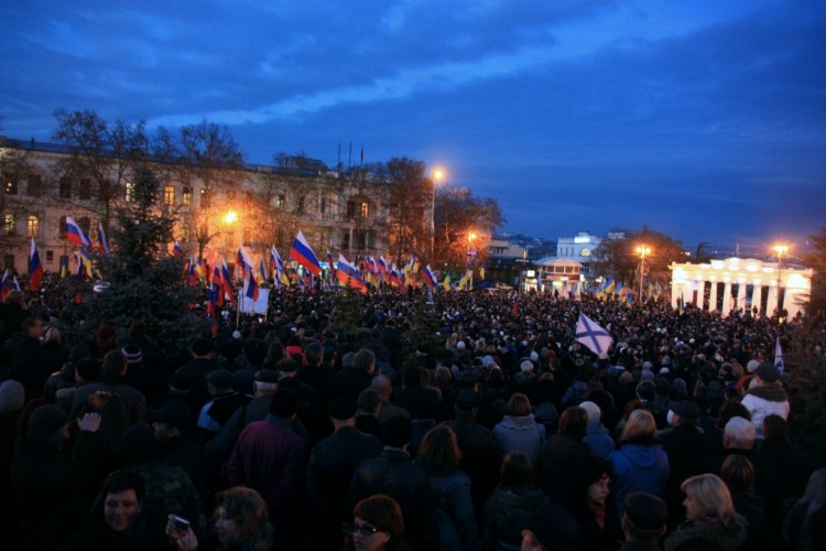 Севастополь. Как прошел Антифашистский митинг 25.01.2014. - 30427