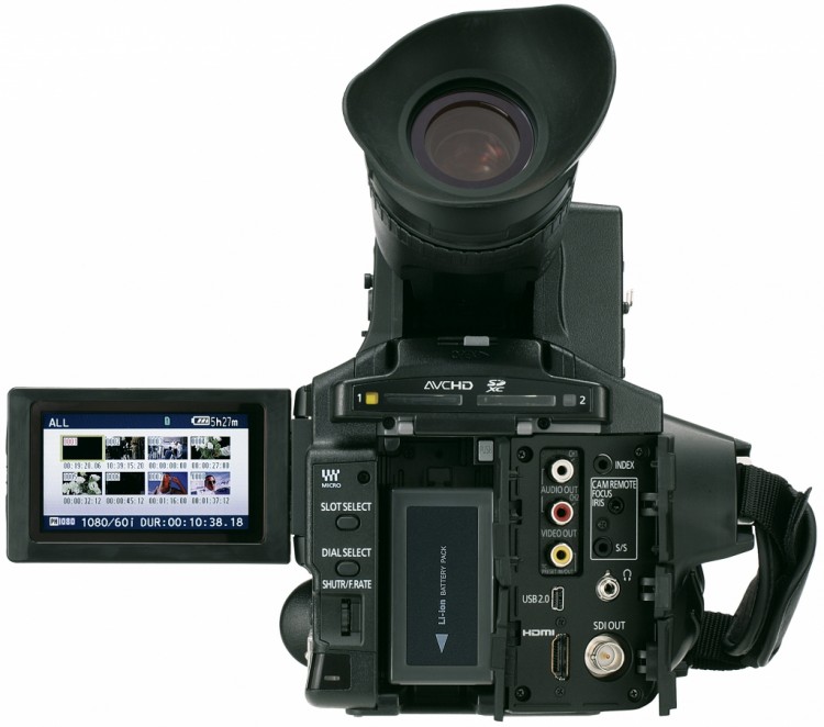 Видеокамера Panasonic AG-AF100 - amera-Back