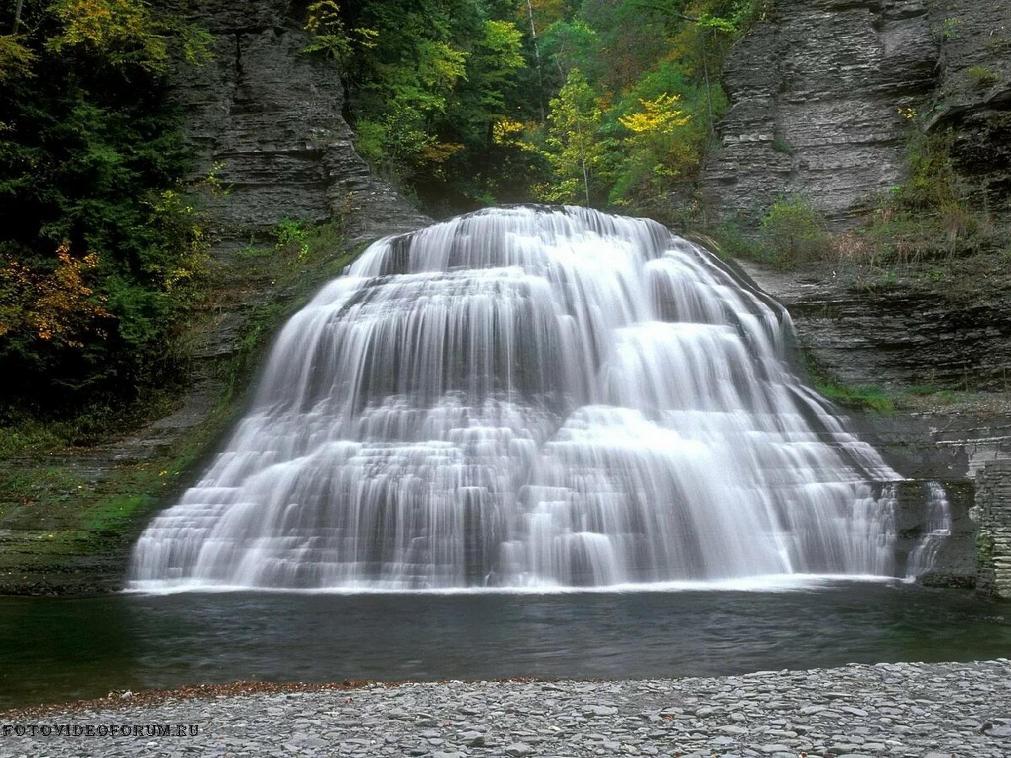 Формы водопадов