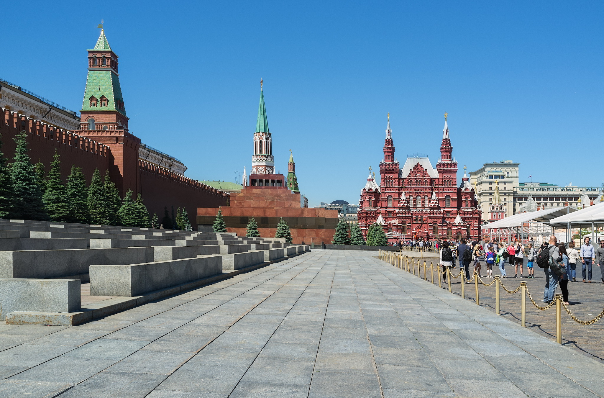 Площадь красной площади в Москве