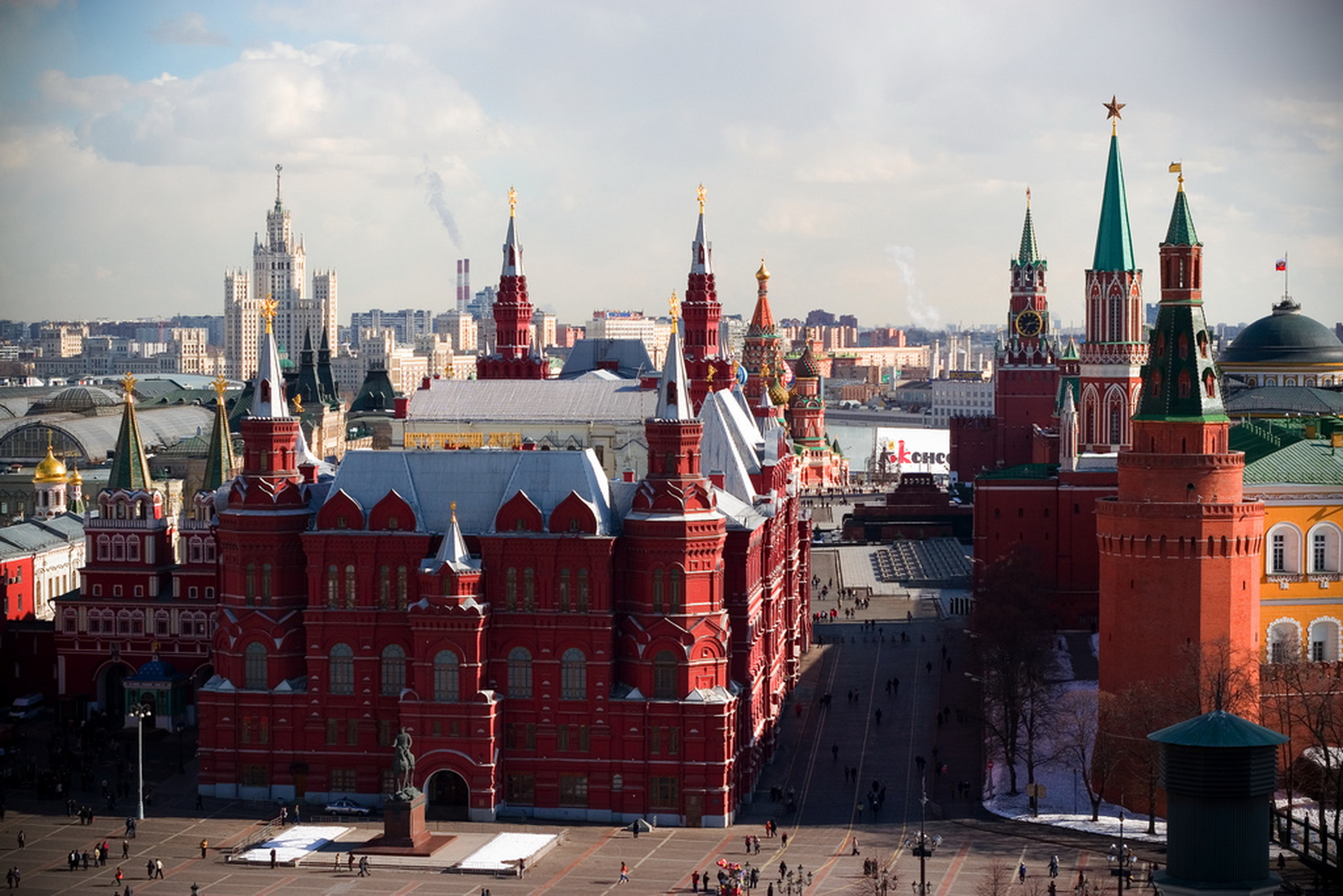 Кремлевский комплекс Москва на красной площади