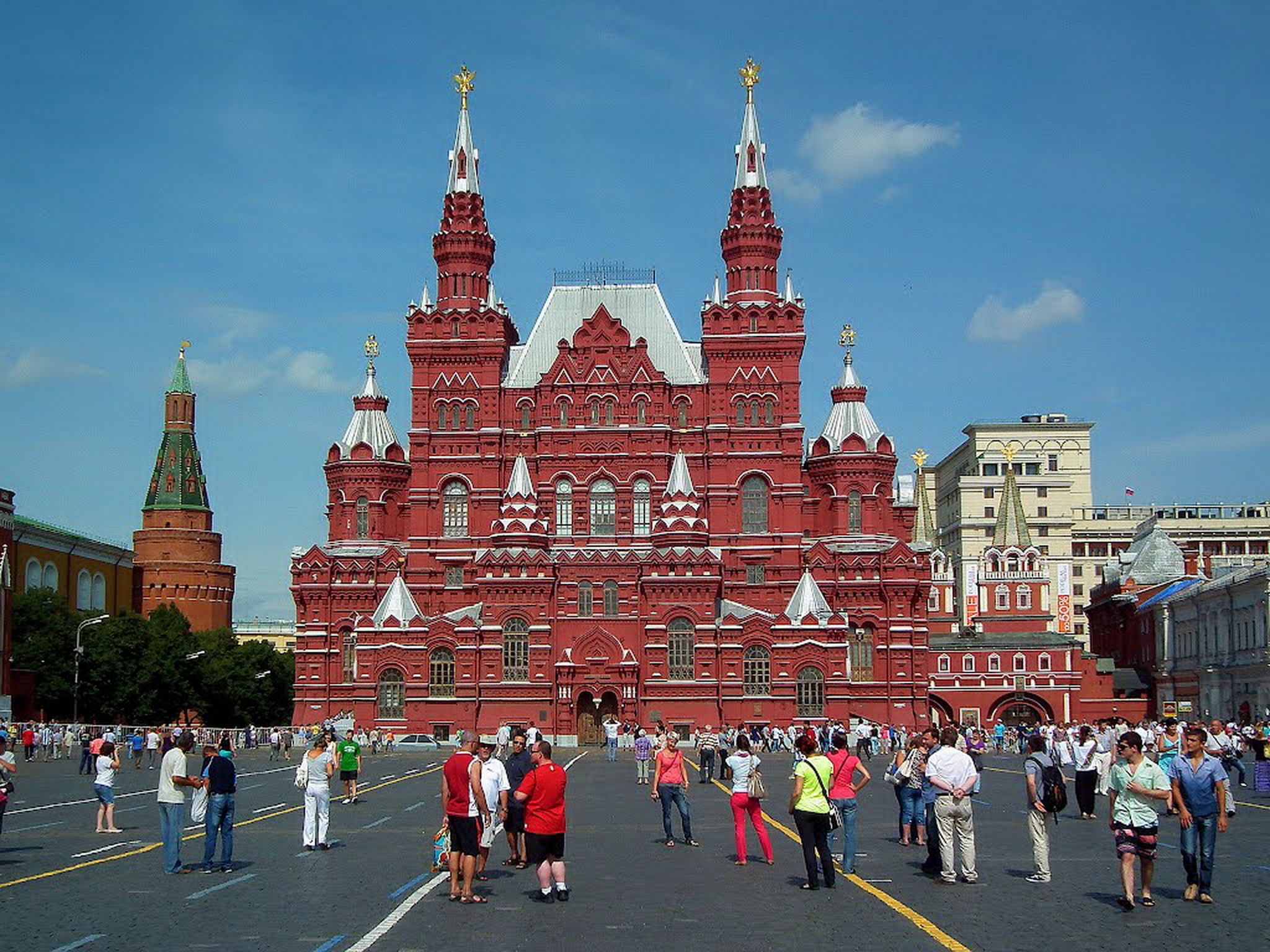 Исторический музей в Москве на красной площади