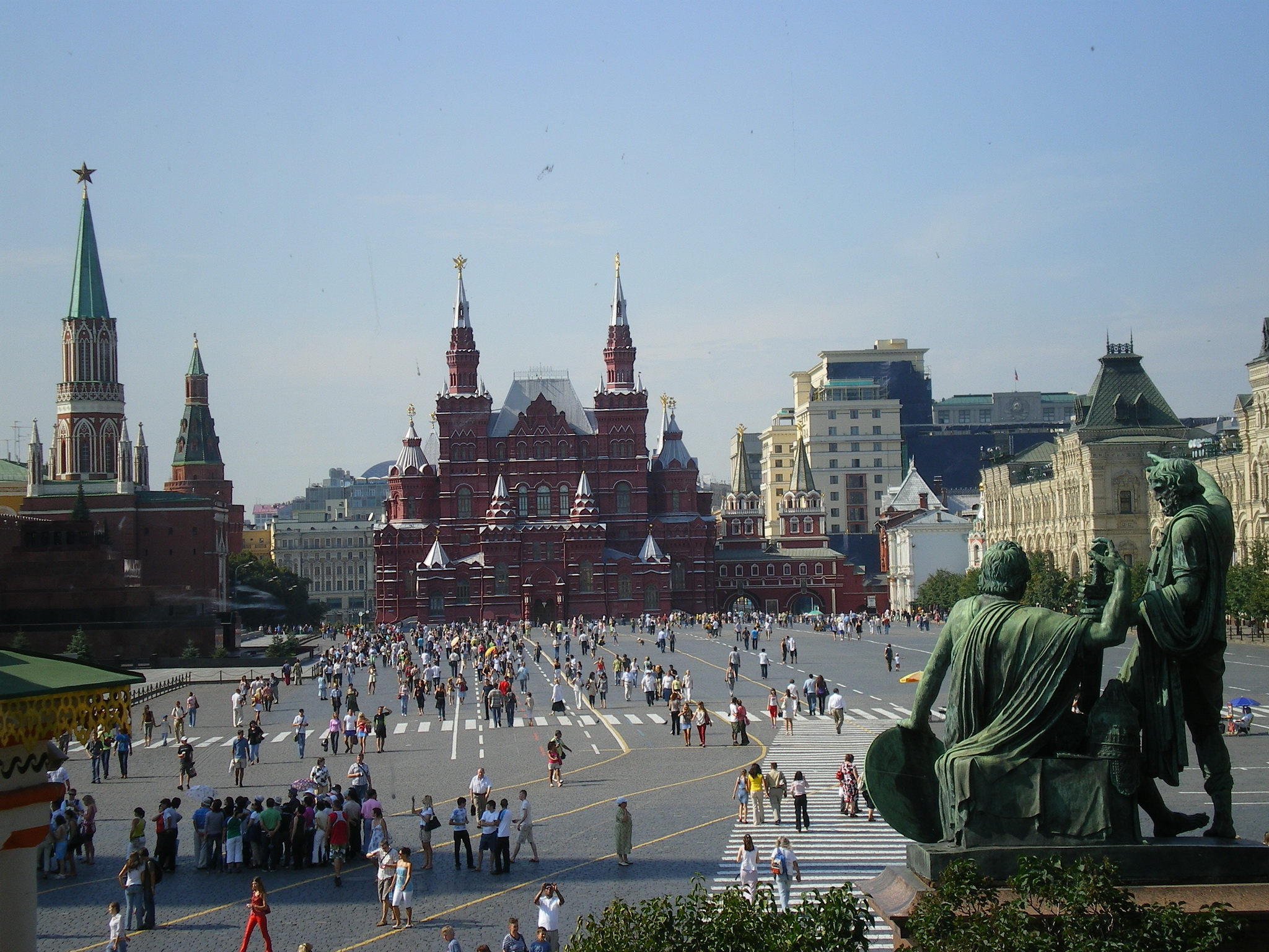 Вид красной площади в Москве