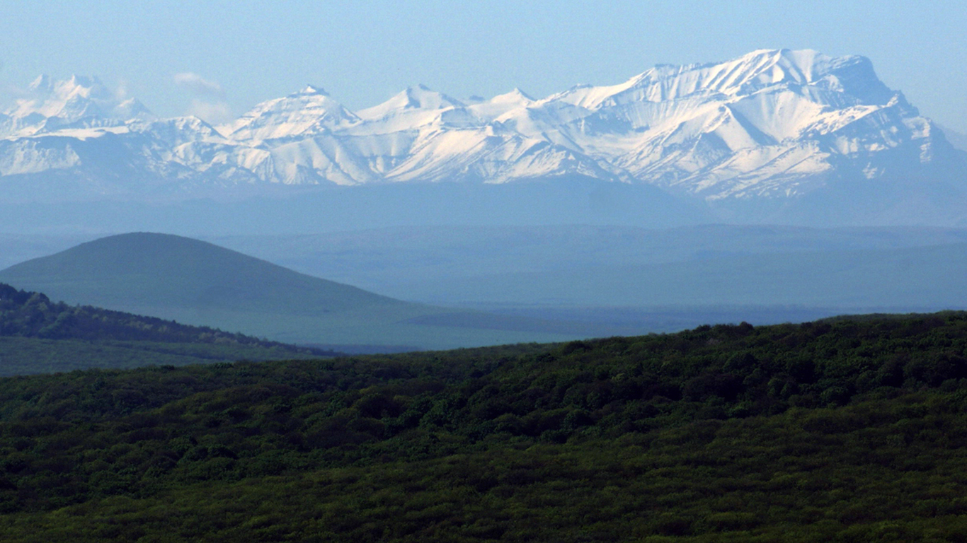 горы кавказского хребта