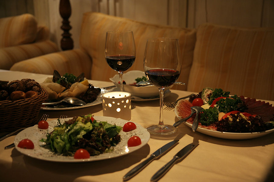 Фото романтического ужина на двоих дома реальные