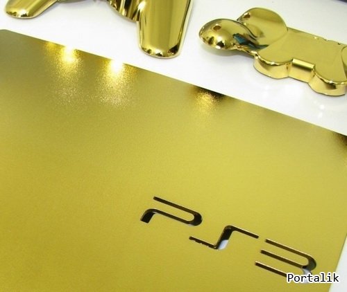 PlayStation 3 в золотом корпусе дорого и стильно - 606_061062