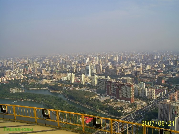 2007 год Китай Пекин Central Radio and Television Tower - Телебашня 021