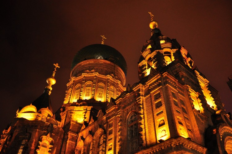 2010 год 09.08 Китай Харбин Harbin Saint Sophia Cathedral - 39 2010 08.09 Китай Харбин Софийский собор ночью 028.JPG