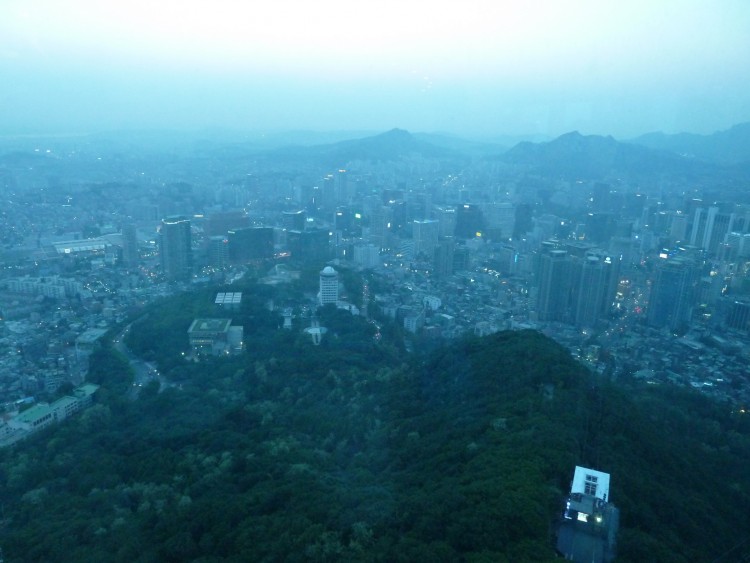 2011 год № 05 Южная Корея Сеул Телебашня Фуникулер НамСан - 07 11.05.29 Seoul Tower Телебашня 031