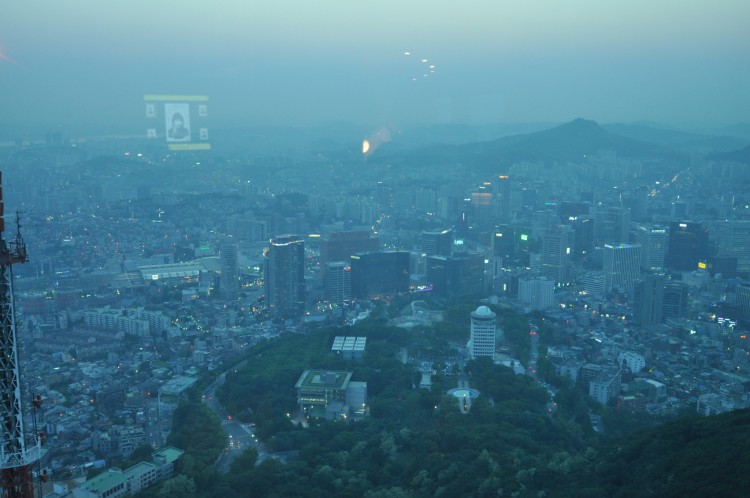 2011 год № 05 Южная Корея Сеул Телебашня Фуникулер НамСан - 07 11.05.29 Seoul Tower Телебашня 047