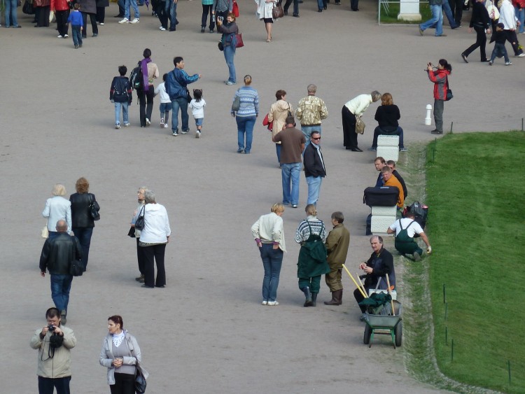 2011 год № 07 Санкт-Петербург Мы побывали в Петергофе № 01 - 11 2011.09.09 Мы вдвоем в самом Петергофе  161.JPG