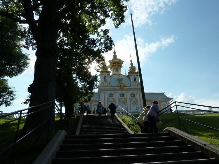 2011 год № 07 Санкт-Петербург Мы побывали в Петергофе № 01 - 11 2011.09.09 Мы вдвоем в самом Петергофе  217.JPG