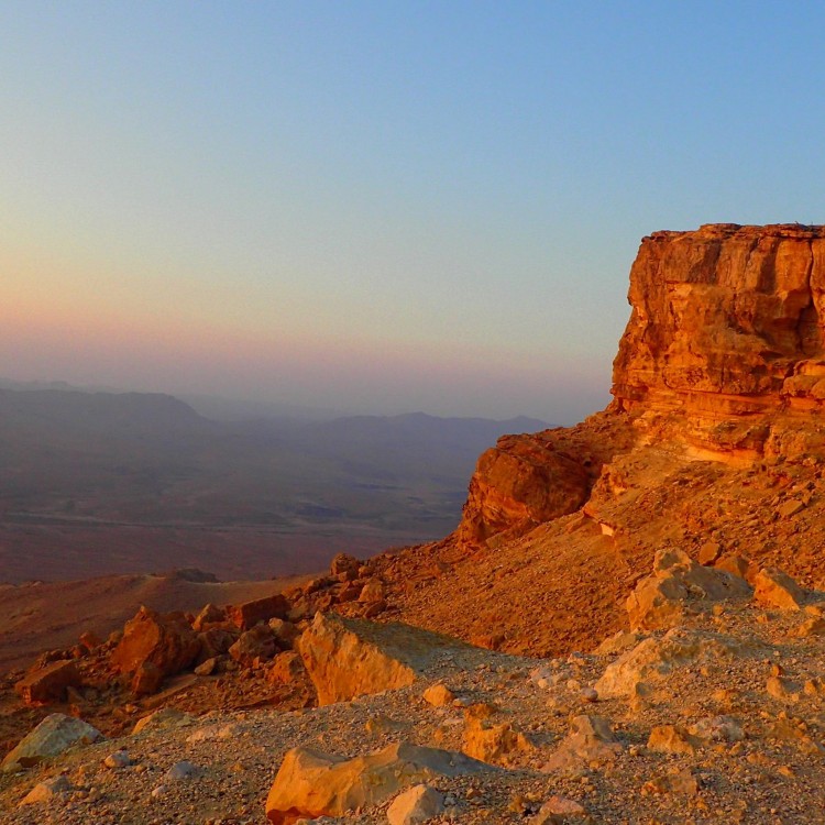 2024 - Кратер Рамон - Подъём на сам Рамон - Mitzpe Ramon 007.JPG