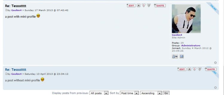 322 Hide Profile In Viewtopic v1.0.0 - скрытие минипрофилей - 63f4b32d0b
