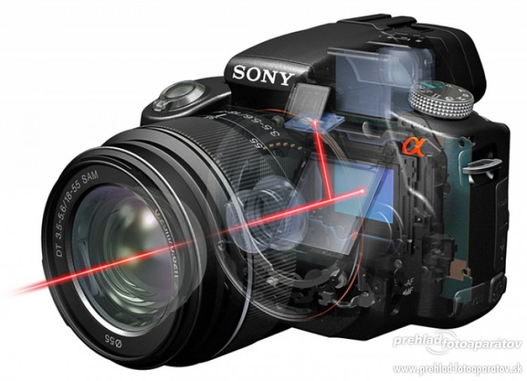 Полузеркалка Sony - Alpha SLT-A55V - t-a33-4414