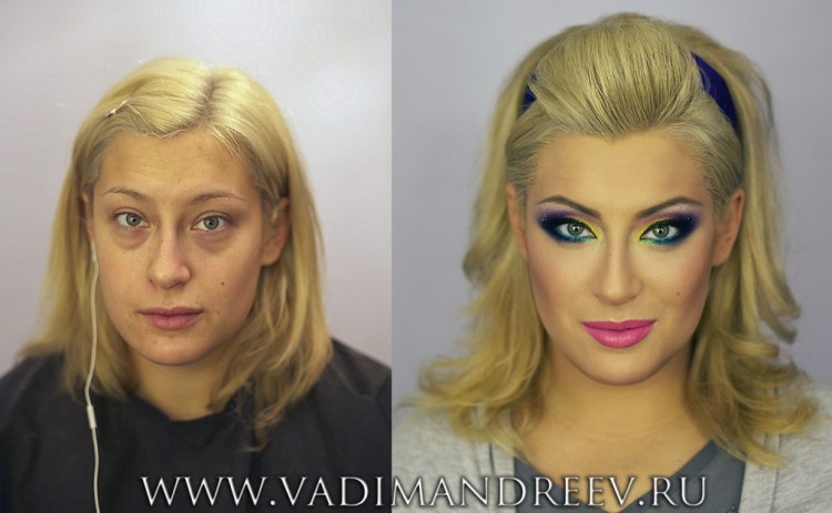 Шедевры макияжа. До и после него. Невообразимое - 42_0