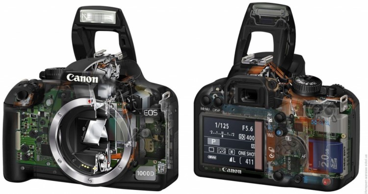Зеркалка CANON EOS 1000D kit EF-S 18-55 - 1284232